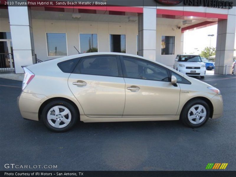 Sandy Beach Metallic / Bisque 2010 Toyota Prius Hybrid III