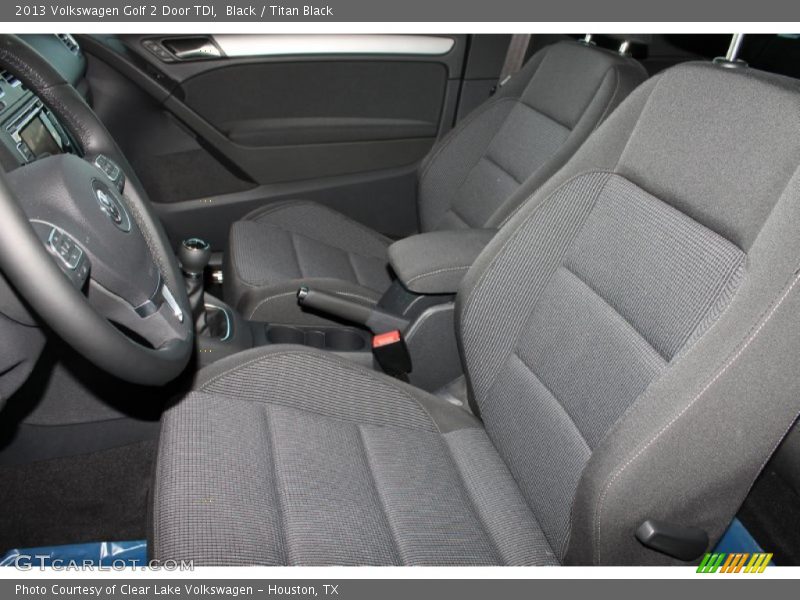 Black / Titan Black 2013 Volkswagen Golf 2 Door TDI