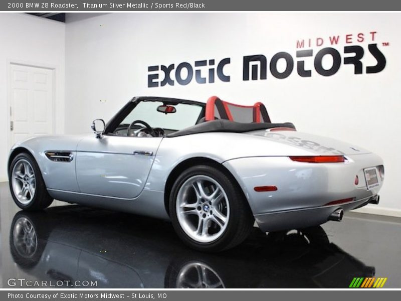 Titanium Silver Metallic / Sports Red/Black 2000 BMW Z8 Roadster
