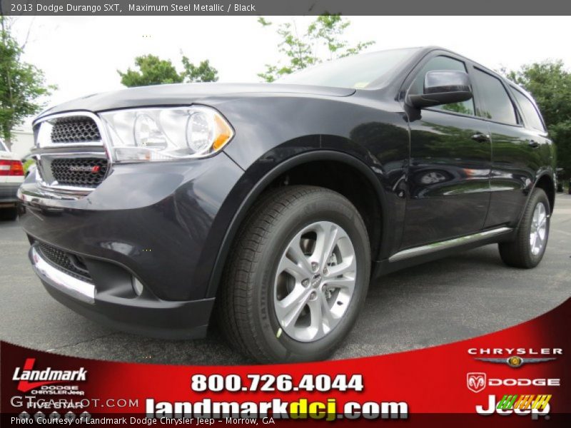 Maximum Steel Metallic / Black 2013 Dodge Durango SXT