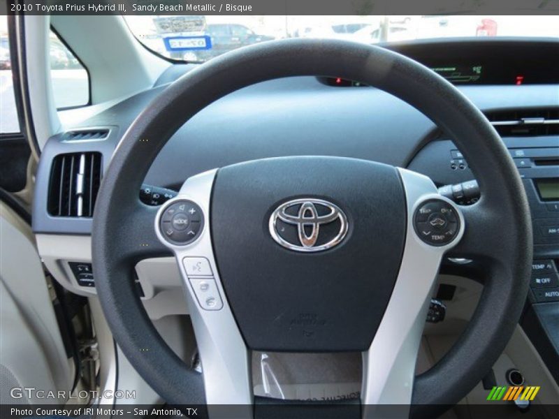 Sandy Beach Metallic / Bisque 2010 Toyota Prius Hybrid III