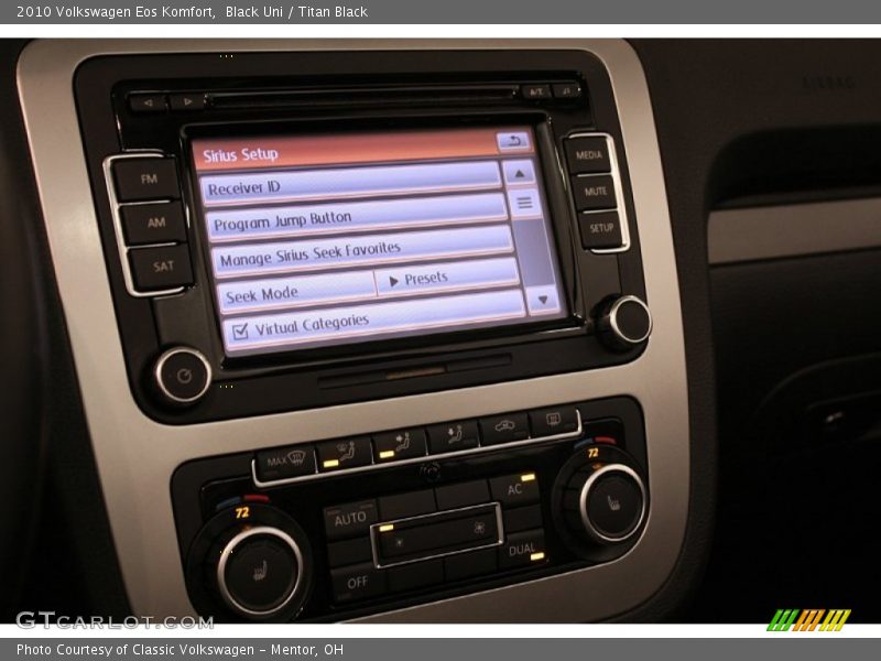 Black Uni / Titan Black 2010 Volkswagen Eos Komfort