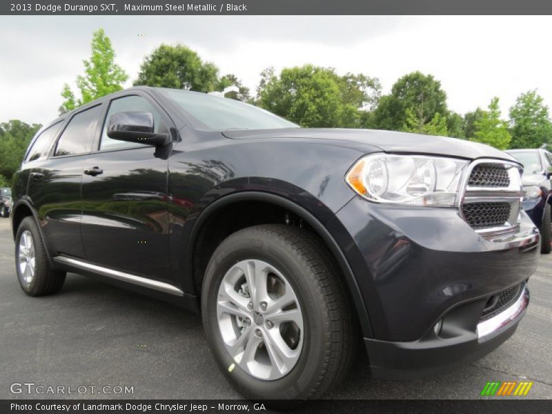 Maximum Steel Metallic / Black 2013 Dodge Durango SXT