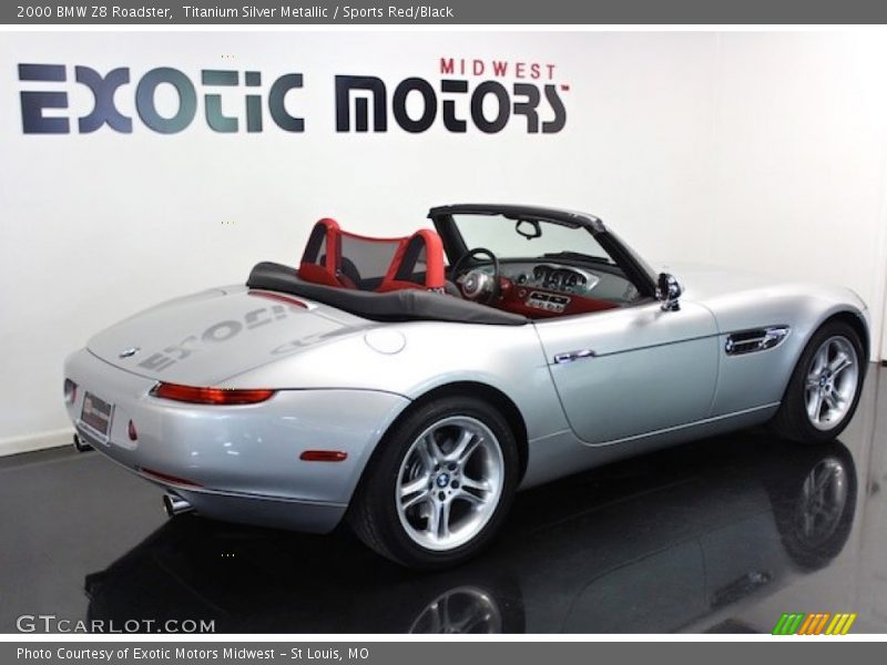Titanium Silver Metallic / Sports Red/Black 2000 BMW Z8 Roadster