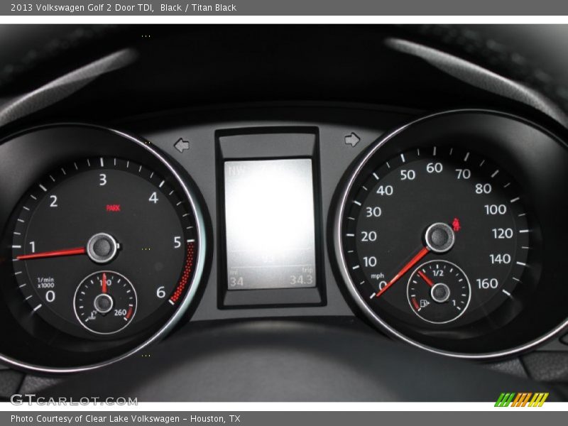 Black / Titan Black 2013 Volkswagen Golf 2 Door TDI