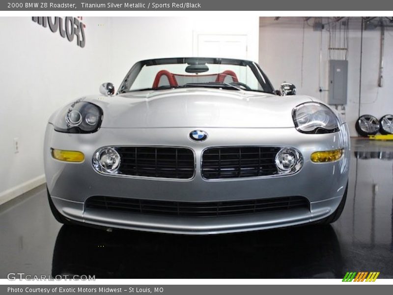 Titanium Silver Metallic / Sports Red/Black 2000 BMW Z8 Roadster