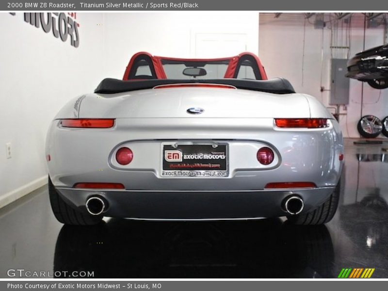 Titanium Silver Metallic / Sports Red/Black 2000 BMW Z8 Roadster