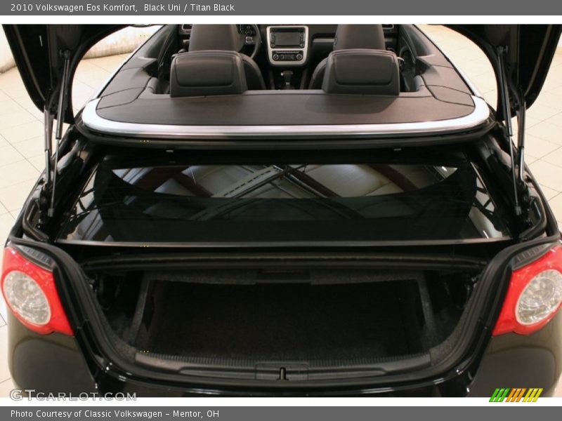 Black Uni / Titan Black 2010 Volkswagen Eos Komfort