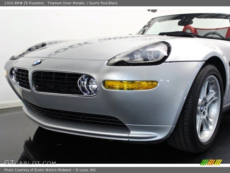 Titanium Silver Metallic / Sports Red/Black 2000 BMW Z8 Roadster