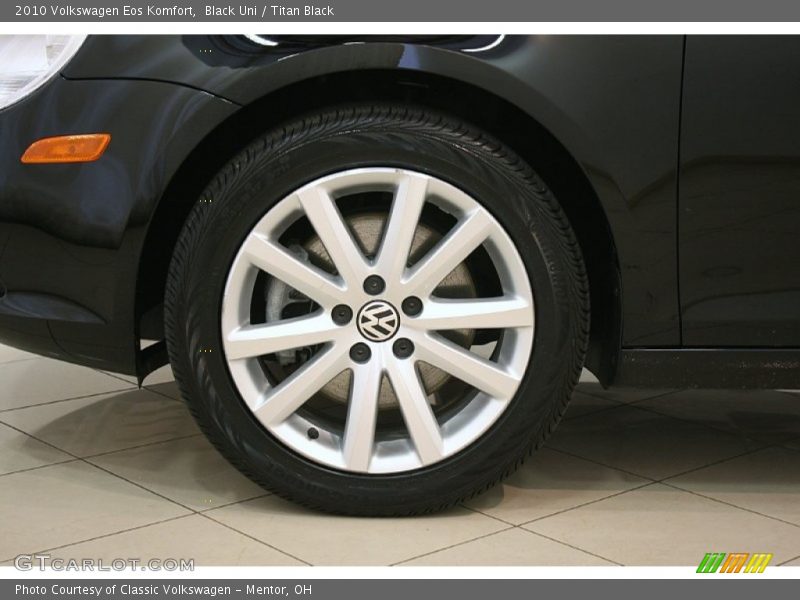Black Uni / Titan Black 2010 Volkswagen Eos Komfort