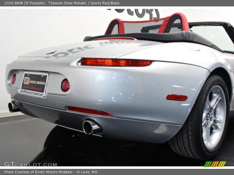 Titanium Silver Metallic / Sports Red/Black 2000 BMW Z8 Roadster