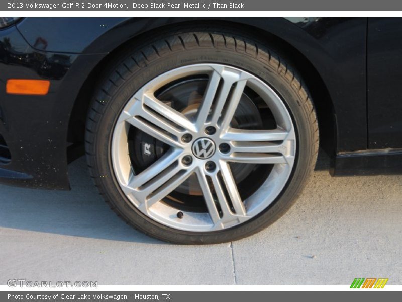 Deep Black Pearl Metallic / Titan Black 2013 Volkswagen Golf R 2 Door 4Motion