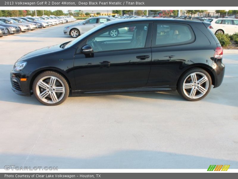 Deep Black Pearl Metallic / Titan Black 2013 Volkswagen Golf R 2 Door 4Motion