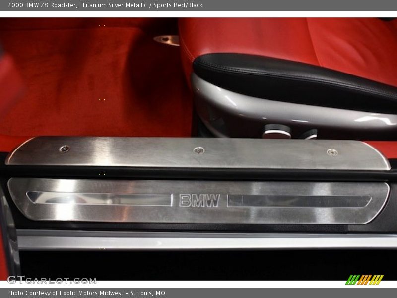 Titanium Silver Metallic / Sports Red/Black 2000 BMW Z8 Roadster