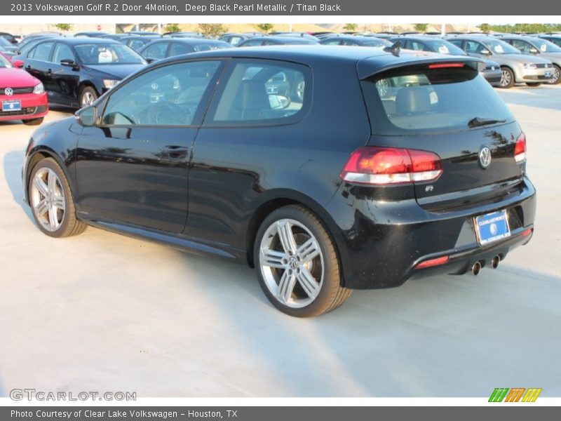 Deep Black Pearl Metallic / Titan Black 2013 Volkswagen Golf R 2 Door 4Motion