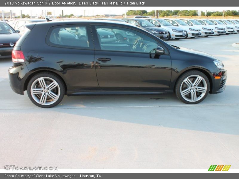 Deep Black Pearl Metallic / Titan Black 2013 Volkswagen Golf R 2 Door 4Motion