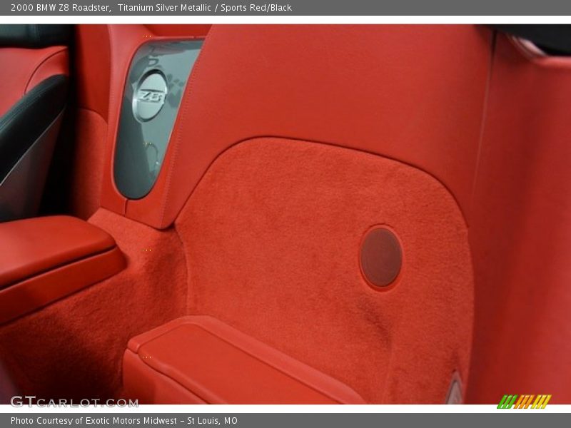 Titanium Silver Metallic / Sports Red/Black 2000 BMW Z8 Roadster