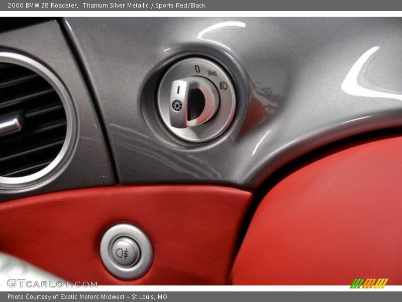 Controls of 2000 Z8 Roadster