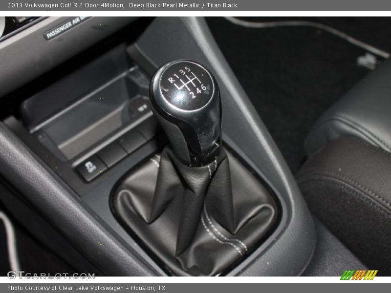 Deep Black Pearl Metallic / Titan Black 2013 Volkswagen Golf R 2 Door 4Motion