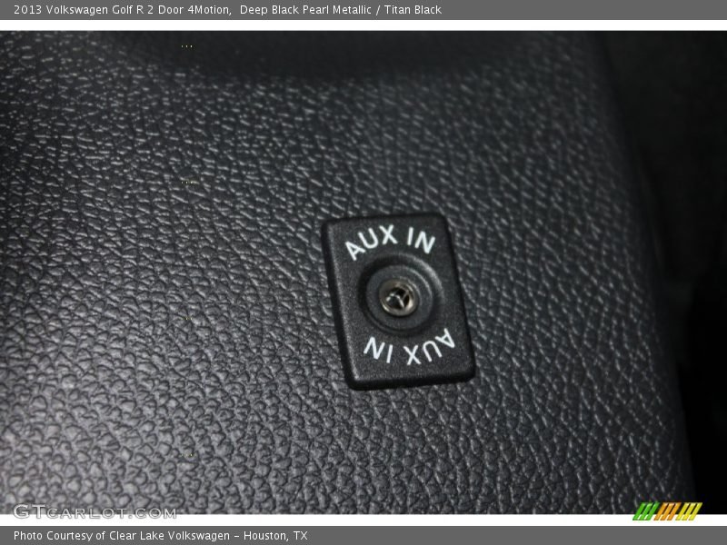 Deep Black Pearl Metallic / Titan Black 2013 Volkswagen Golf R 2 Door 4Motion