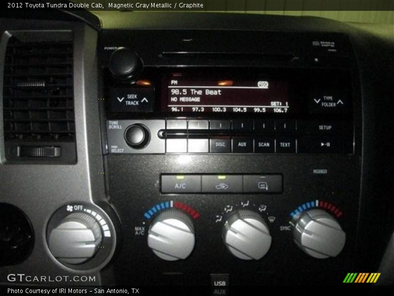 Magnetic Gray Metallic / Graphite 2012 Toyota Tundra Double Cab