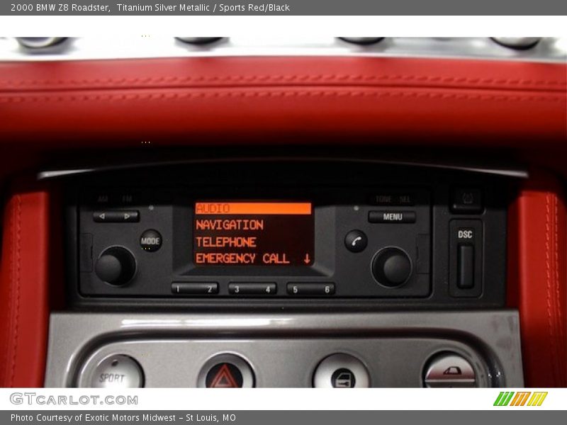 Audio System of 2000 Z8 Roadster