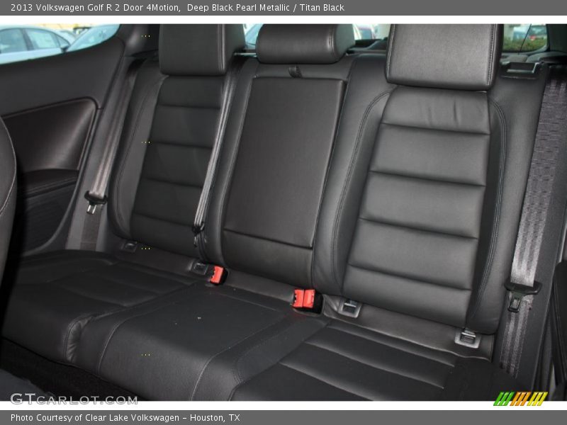 Deep Black Pearl Metallic / Titan Black 2013 Volkswagen Golf R 2 Door 4Motion