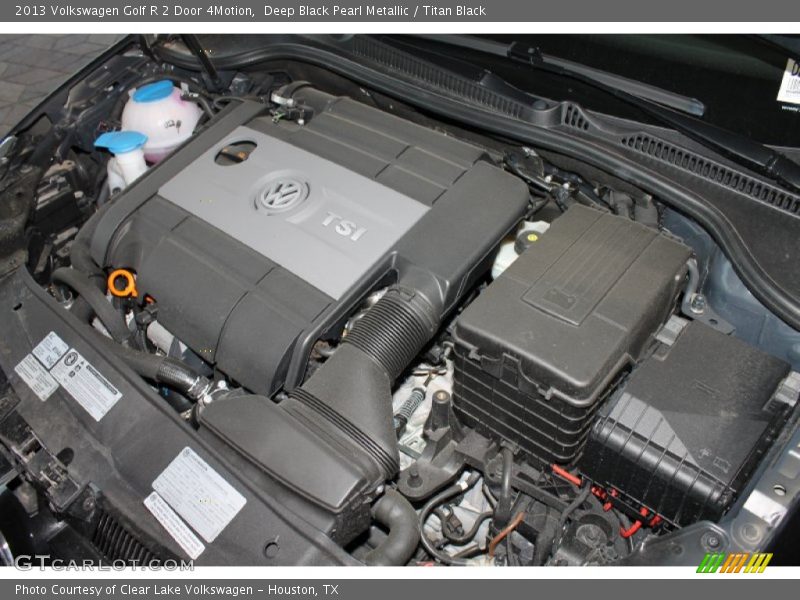 Deep Black Pearl Metallic / Titan Black 2013 Volkswagen Golf R 2 Door 4Motion