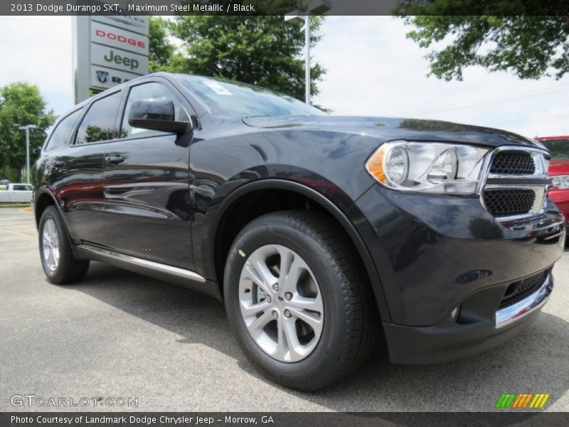 Maximum Steel Metallic / Black 2013 Dodge Durango SXT