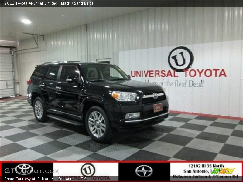 Black / Sand Beige 2011 Toyota 4Runner Limited