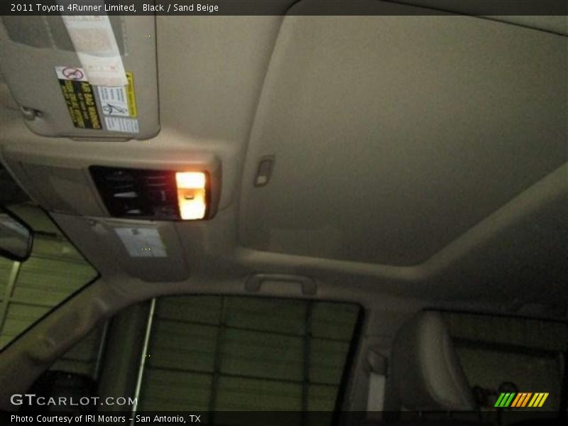Black / Sand Beige 2011 Toyota 4Runner Limited