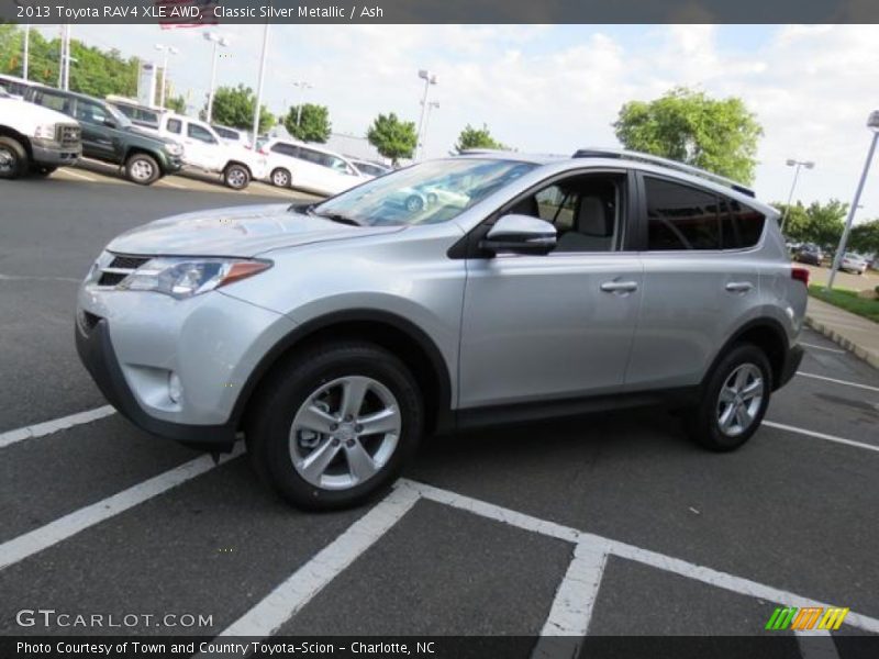 Classic Silver Metallic / Ash 2013 Toyota RAV4 XLE AWD