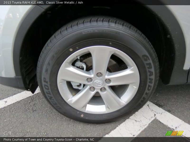 Classic Silver Metallic / Ash 2013 Toyota RAV4 XLE AWD