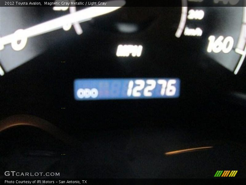 Magnetic Gray Metallic / Light Gray 2012 Toyota Avalon