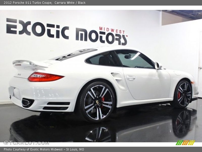 Carrara White / Black 2012 Porsche 911 Turbo Coupe