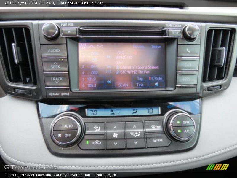 Controls of 2013 RAV4 XLE AWD