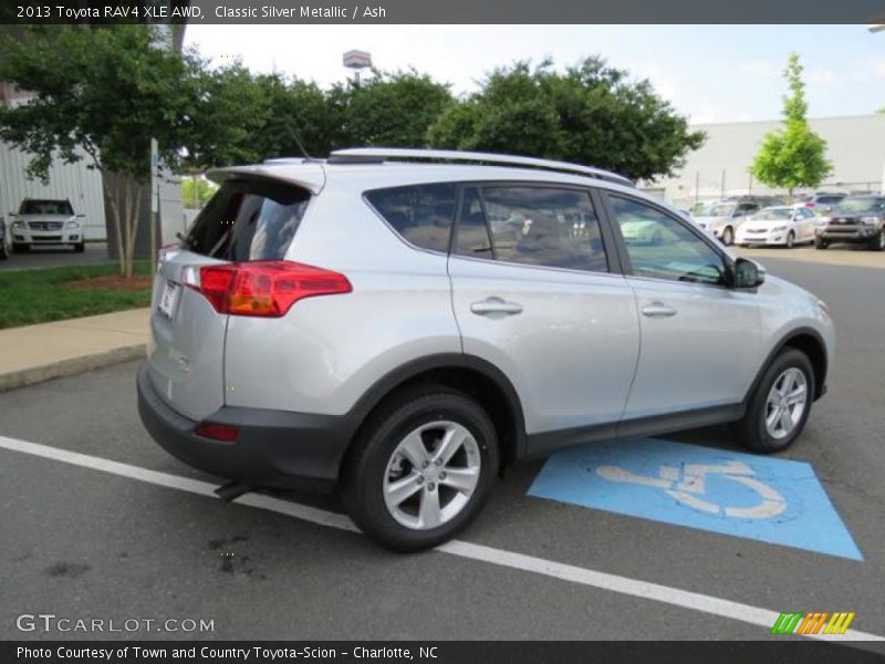 Classic Silver Metallic / Ash 2013 Toyota RAV4 XLE AWD