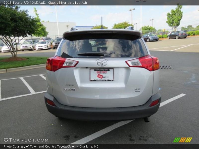 Classic Silver Metallic / Ash 2013 Toyota RAV4 XLE AWD