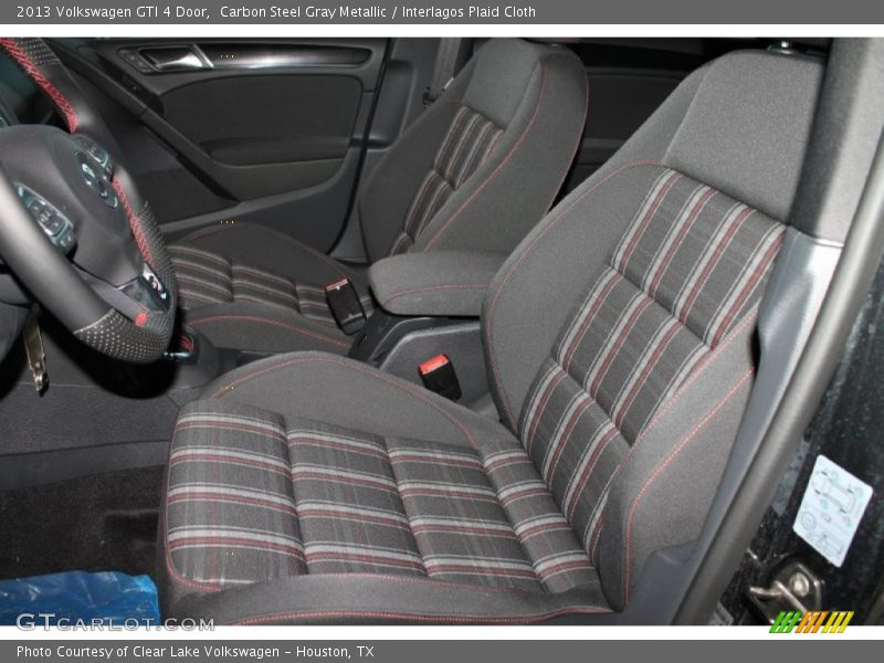 Carbon Steel Gray Metallic / Interlagos Plaid Cloth 2013 Volkswagen GTI 4 Door