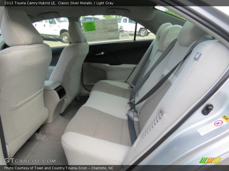 Classic Silver Metallic / Light Gray 2013 Toyota Camry Hybrid LE