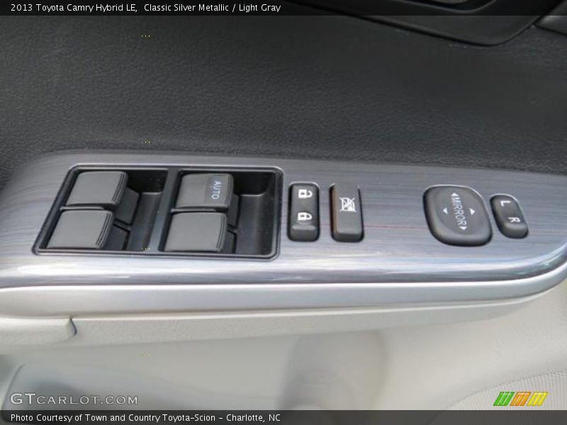 Classic Silver Metallic / Light Gray 2013 Toyota Camry Hybrid LE