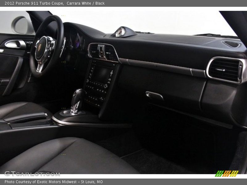 Carrara White / Black 2012 Porsche 911 Turbo Coupe