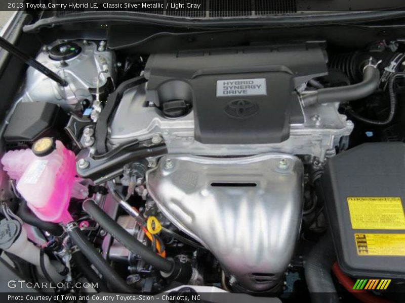 Classic Silver Metallic / Light Gray 2013 Toyota Camry Hybrid LE