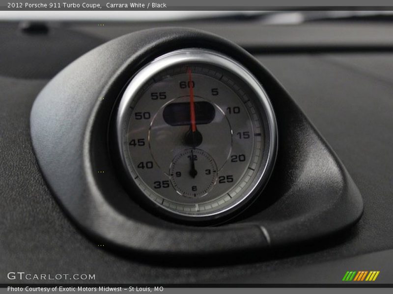  2012 911 Turbo Coupe Turbo Coupe Gauges