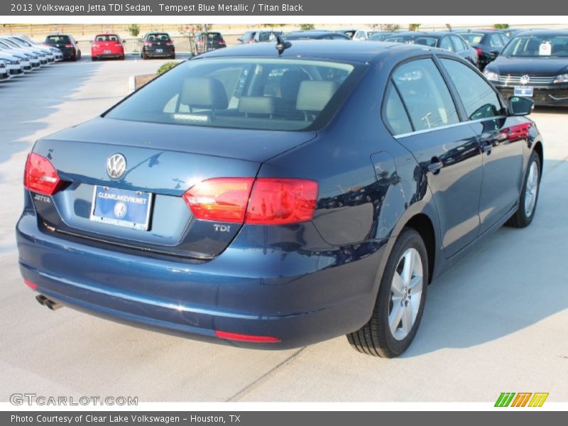 Tempest Blue Metallic / Titan Black 2013 Volkswagen Jetta TDI Sedan