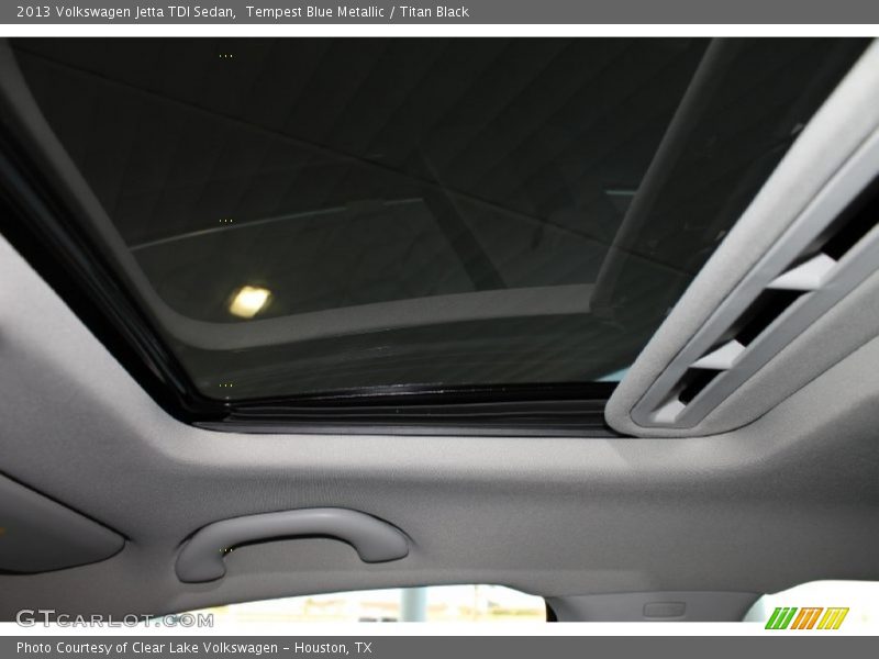 Tempest Blue Metallic / Titan Black 2013 Volkswagen Jetta TDI Sedan