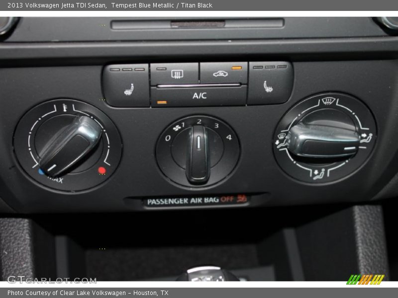 Tempest Blue Metallic / Titan Black 2013 Volkswagen Jetta TDI Sedan