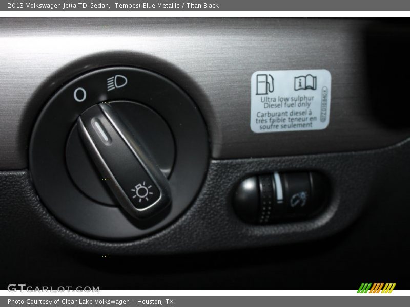 Tempest Blue Metallic / Titan Black 2013 Volkswagen Jetta TDI Sedan