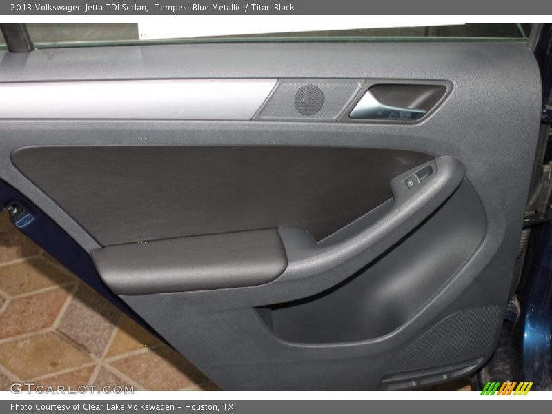 Tempest Blue Metallic / Titan Black 2013 Volkswagen Jetta TDI Sedan