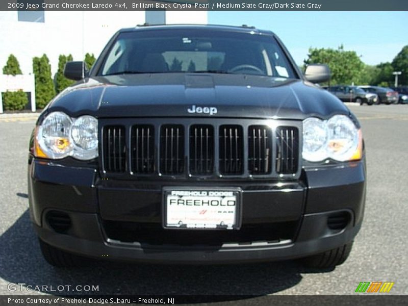 Brilliant Black Crystal Pearl / Medium Slate Gray/Dark Slate Gray 2009 Jeep Grand Cherokee Laredo 4x4